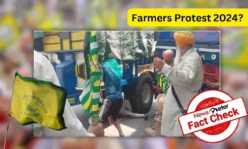 Fact Check: Video of a man being crushed under a tractor-trailer is not from the Farmersā Protest 2024