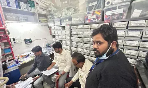 DCA busts unlicensed drugs godown in Uppal, illegal sale of multivitamins in Quthbullapur