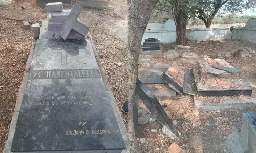 Secunderabad: Fear grips minority community after miscreants desecrate graves at St John’s cemetery
