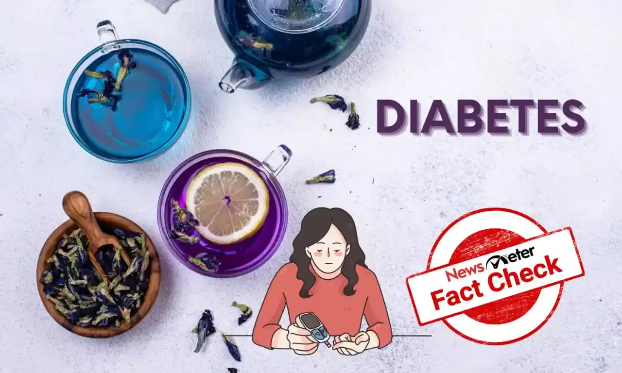 Fact Check: Can consuming Aparajita tea cure diabetes?