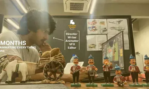 Student from Hyderabad makes short film with Kondapalli toys, wins international accolades
