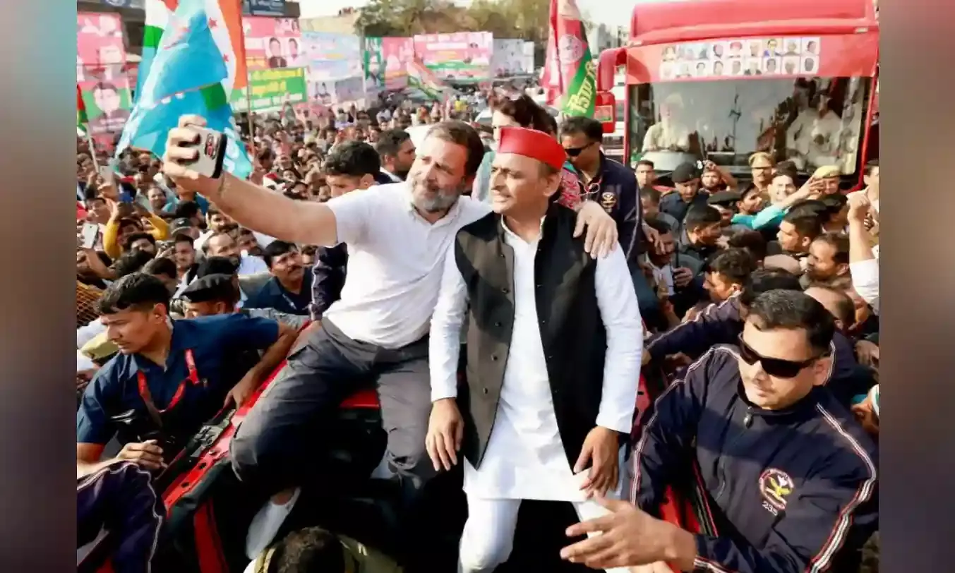 BJNY day 43: Rahul Gandhi, Akhilesh Yadav resolve to defeat `hate mongering’ BJP