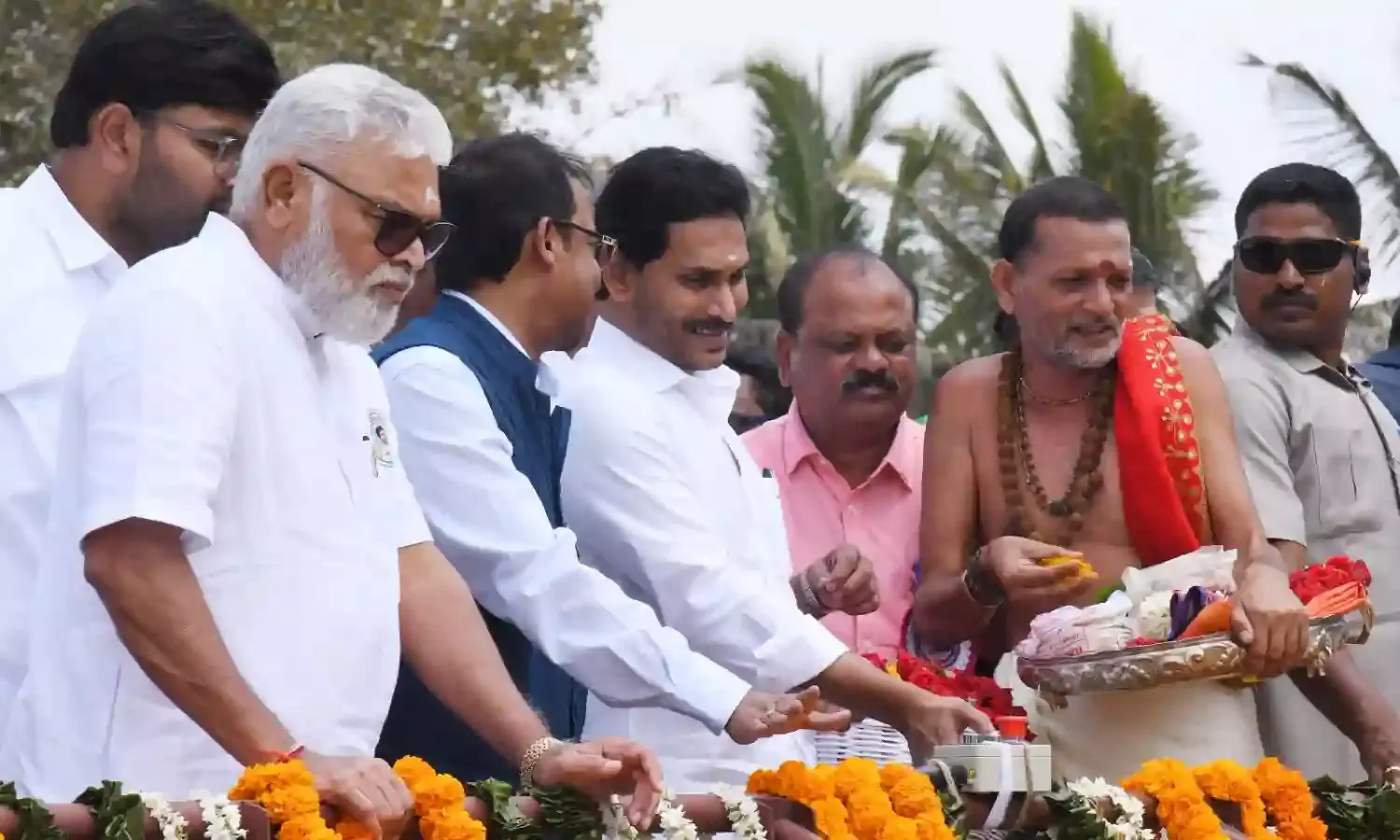 CM Jagan releases Krishna waters for 4 lakh residents, 6,300 acres of ayacut in Kuppam