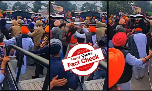 Fact Check: Viral video shows clash over removal of Bhindrawaleās poster, not ongoing farmers protest