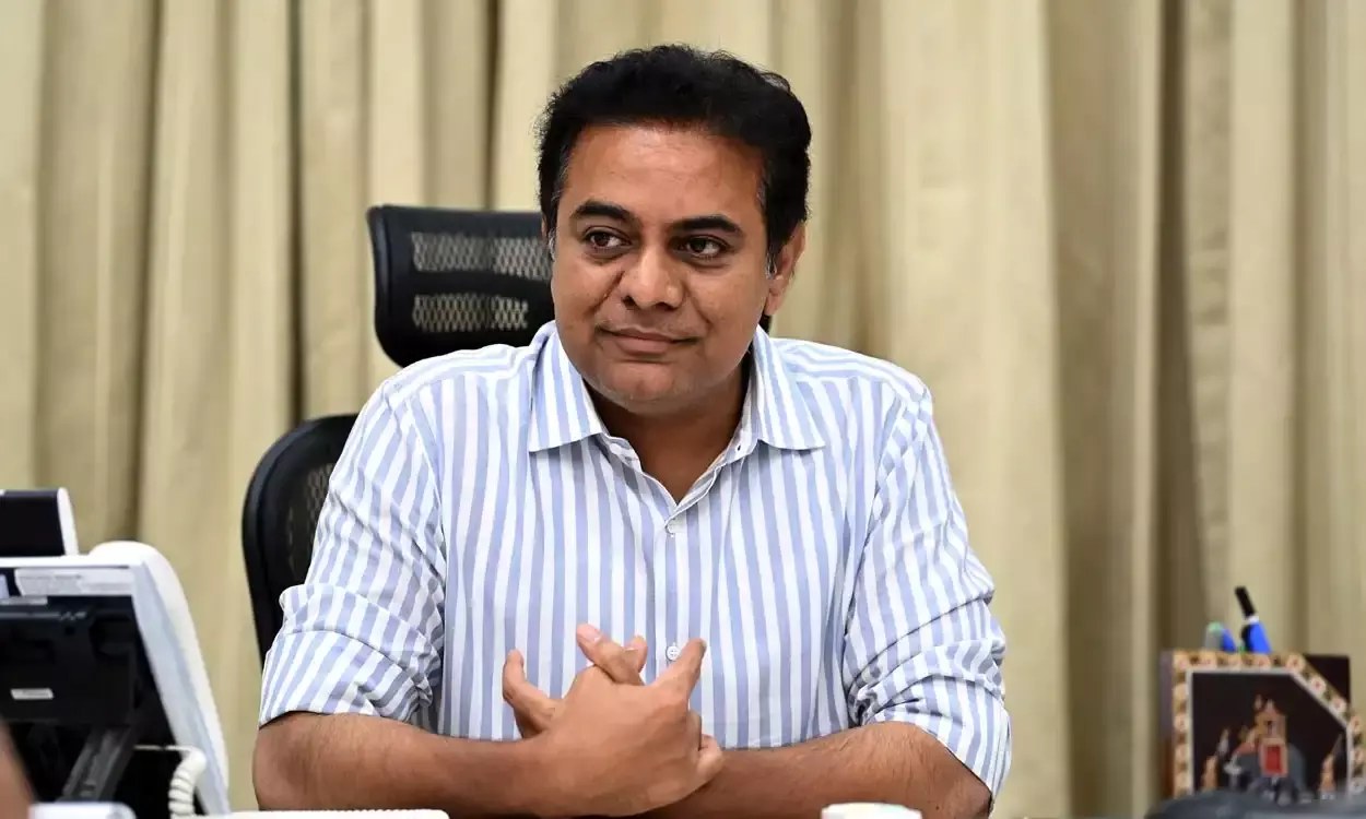 KTR on Kaleshwaram: Congress waiting for barrages to collapse, pin blame on KCR, BRS