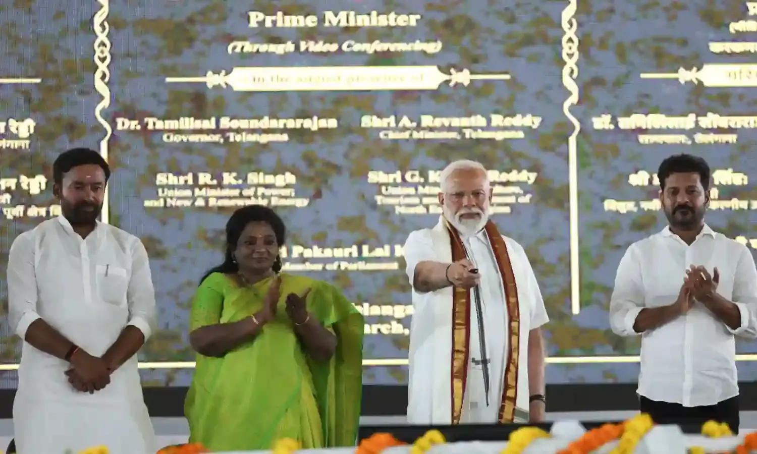 Modi launches development projects worth Rs 56,000 crore in Telangana