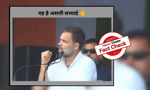 Fact Check: Video of Rahul Gandhi saying Congress is dividing India is edited