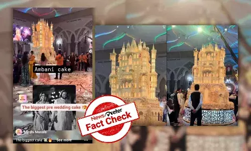 Fact Check: Viral video of the biggest cake is not from Anant Ambanis pre-wedding bash