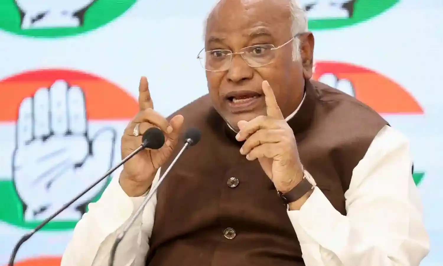 Why is Modi silent on BJP talks of changing constitution? asks Kharge
