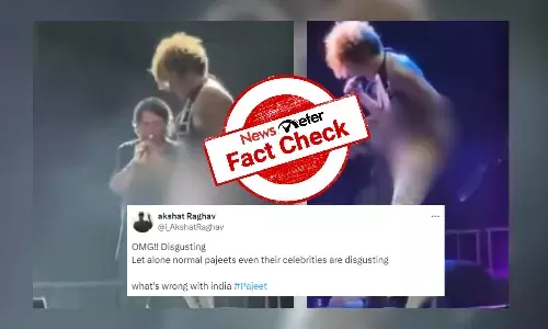 Fact Check: Viral video shows US singer Sophia Urista, not Indian celebrity, peeing on fanās face