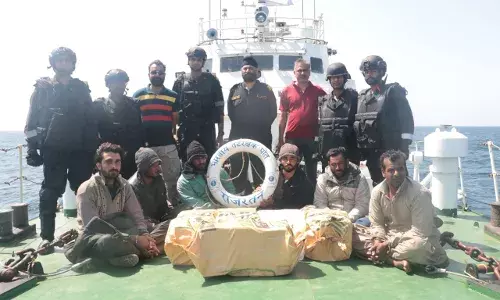 Indian Coast Guard apprehends Pak boat with narcotics worth Rs 480 cr in Arabian Sea