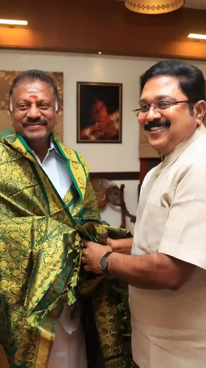 OPS holds talks with BJP