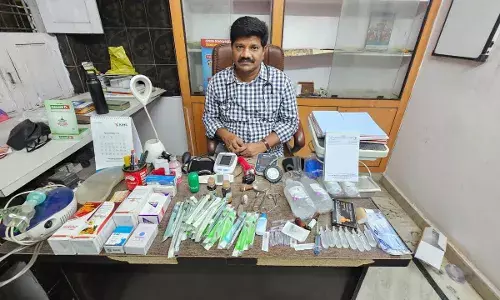 Fake doctor of Sri Sai Venkateswara Clinic in Amberpet held