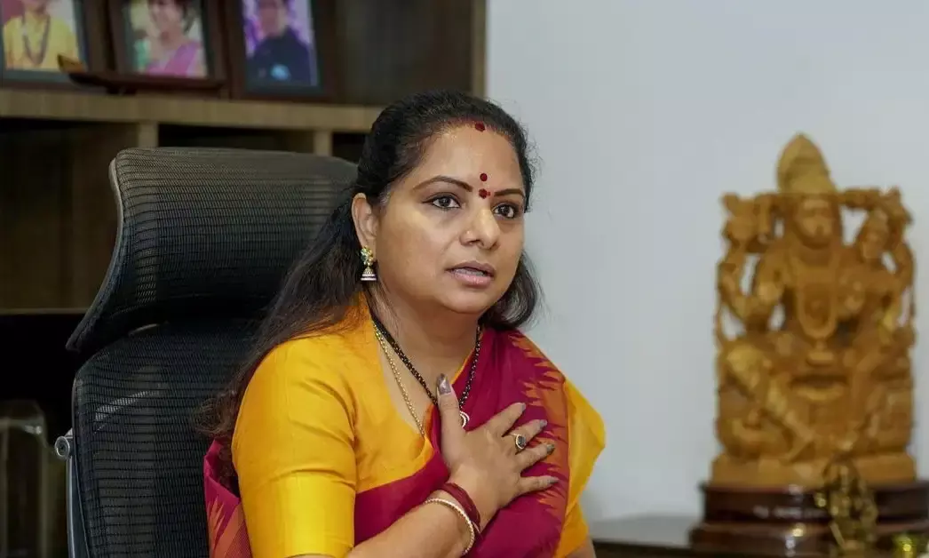 ED searches at MLC Kavitha’s residence, ED searches BRS Kavitha’s house, ED raid Kavitha’s residence