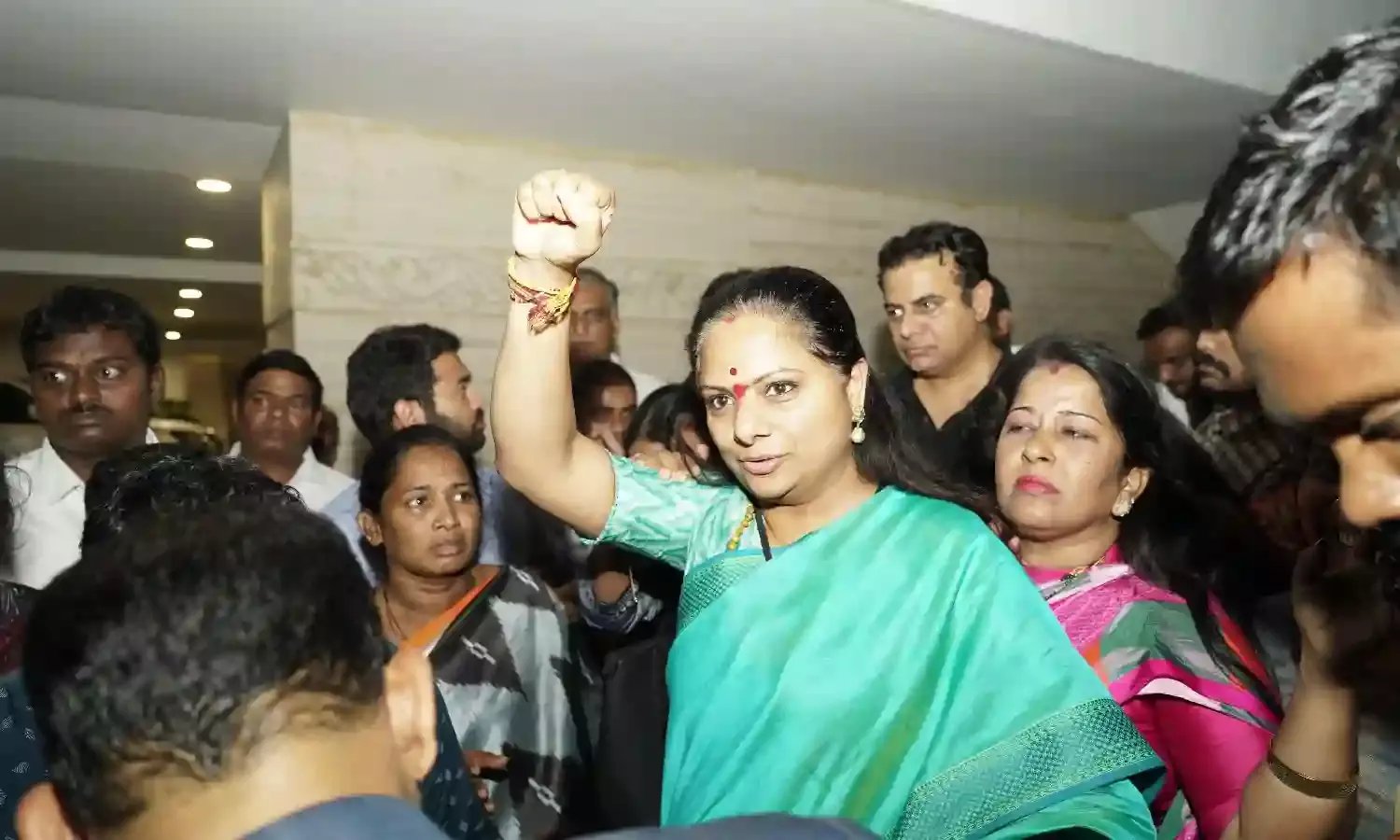 Delhi Liquor scam: Kavitha arrested in Hyderabad