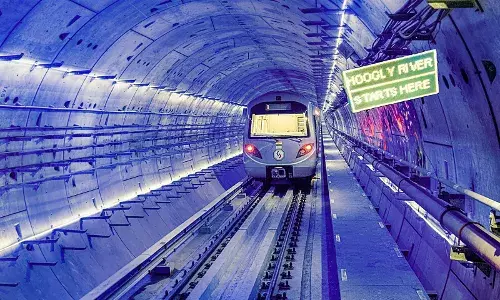 Commercial services of countrys first underwater metro train commences