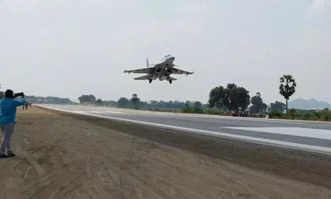IAF activates Emergency Landing Facility Strip on national highway in Bapatla