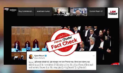 Fact Check: No, CJI Chandrachud did not leave midway while hearing case on electoral bonds