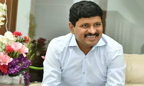 BRS MP Joginapally Santosh booked in Banjara Hills land grabbing case