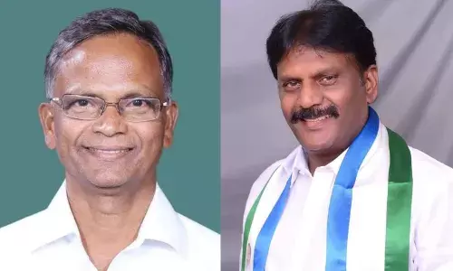 Two YSRCP MLAs quit: Vara Prasad joins BJP, Rakada Eliza Congress