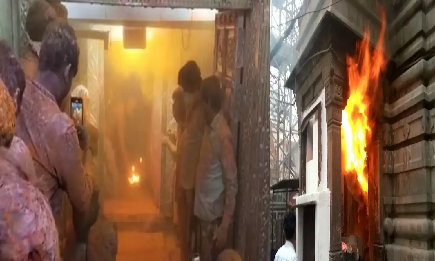 MP: 14 priests injured in fire in Ujjains Mahakal Temple