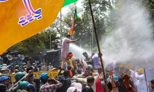 Delhi: 57 BJP workers detained during partys march to demand Kejriwals resignation