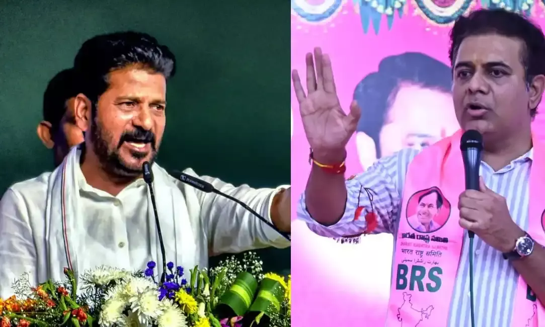 Revanth will join Bade Bhais BJP after polls, says KTR; Congress mocks him with frustrated jab
