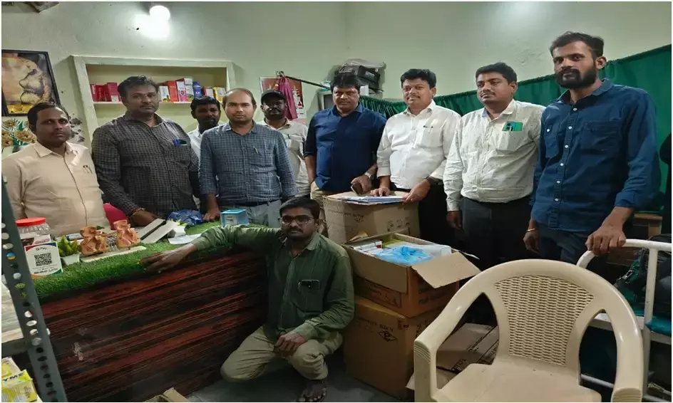 DCA raids unlicensed clinic in Ranga Reddy; recovers drugs worth Rs 1.15L