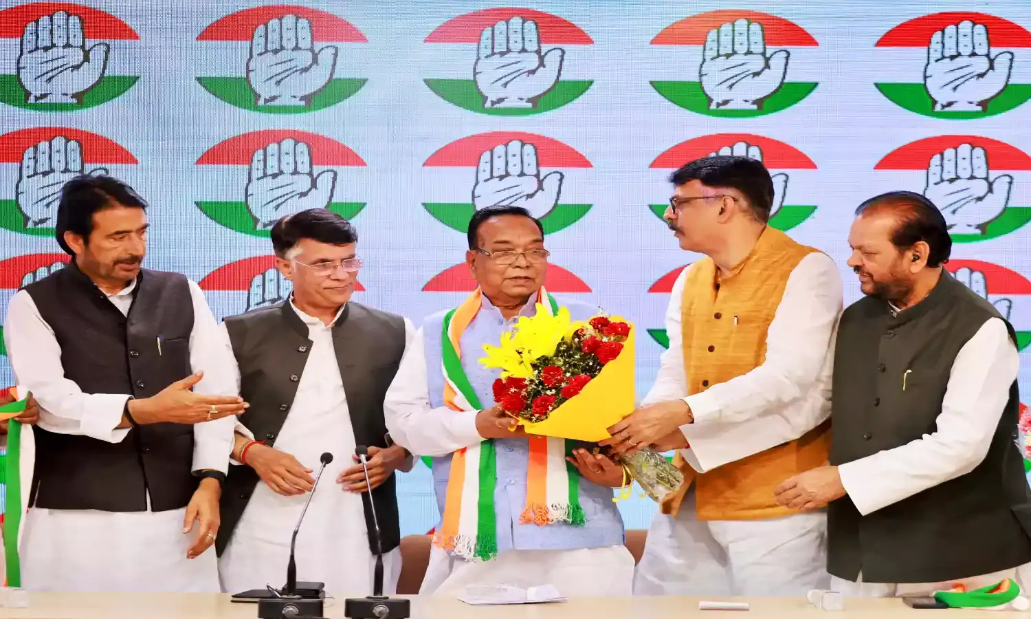 Ahead of polls, five-time BJP MP from Jharkhand Ramtahal Chaudhary joins Congress