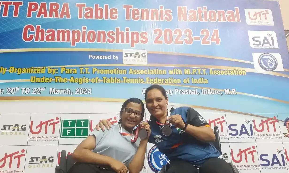 Teen para-table tennis player Vijaya Gangapatnam makes Telangana proud, wins 3 medals