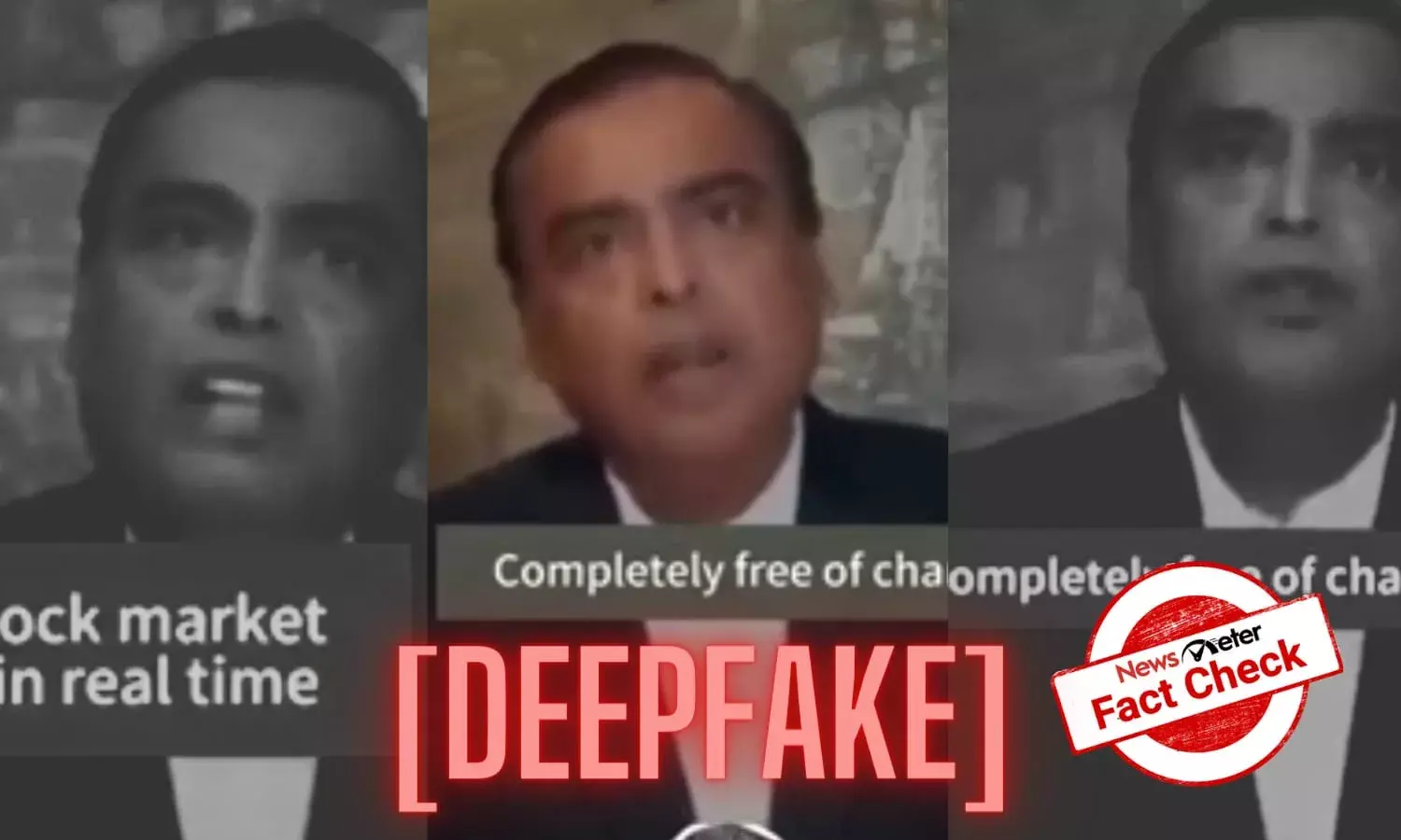 Fact Check: Advert with Mukesh Ambani endorsing a stock trading mentorship program is deepfake