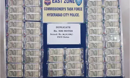 Fake Currency Bust: 6 held at Begum Bazar; 36.35 lakhs fake cash seized