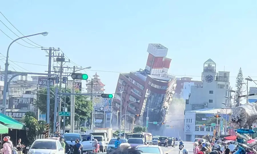 Taiwans strongest earthquake in nearly 25 years damages buildings