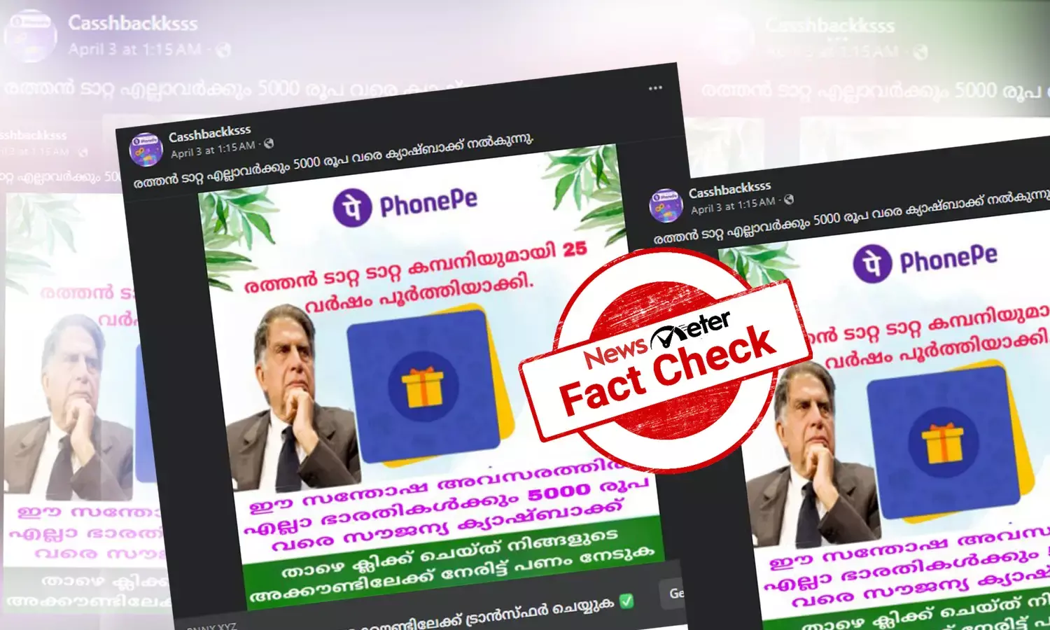 Fact Check: ടാറ്റയുടെ 25-ാം വാര്‍ഷികവും 5000 രൂപയുടെ സമ്മാനവും - ഓഫറിന് പിന്നിലെന്ത്?