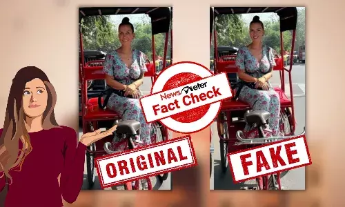 Fact Check: Viral image of Hollywood actress Scarlett Johansson is a digitally altered copy