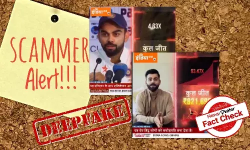 Fact Check: Videos of cricketer Virat Kohli endorsing betting app āAviatorā are deepfakes