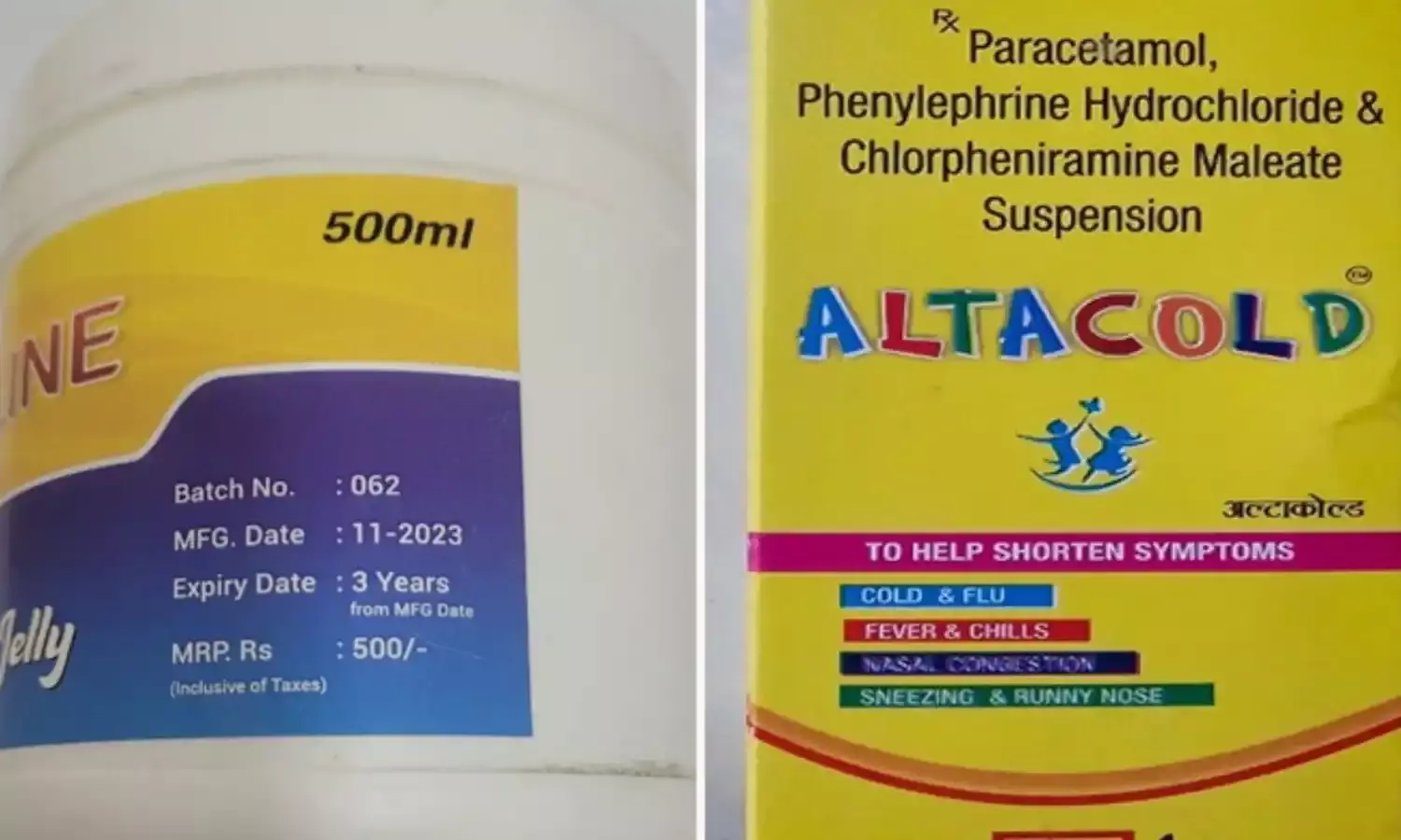 Telangana: DCA busts illegal manufacturing of  Jubilant Cosmeceuticals PURELINE petroleum jelly