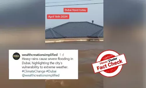 Fact Check: Viral video of āstorm-hit Dubaiā is footage from Russian floods