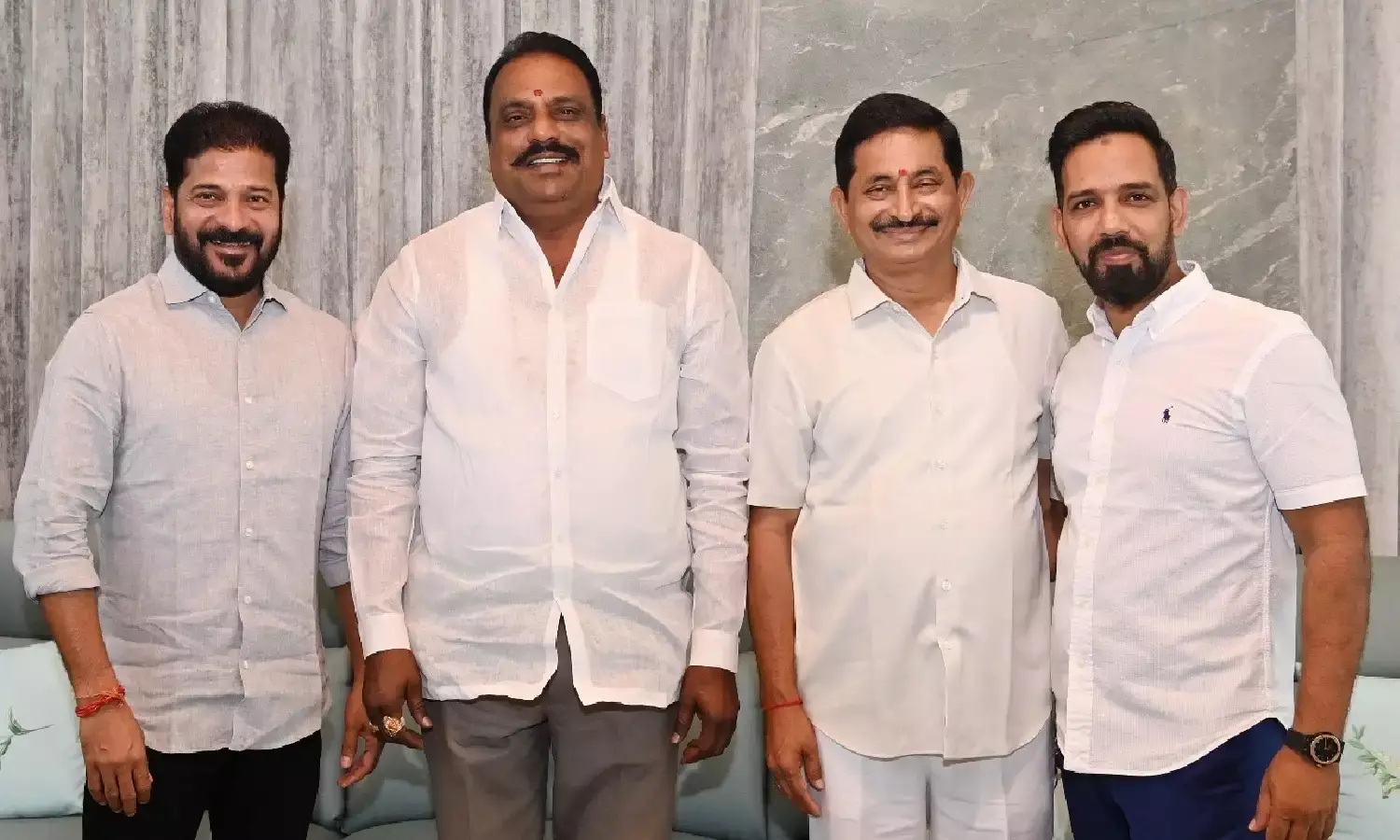 BRS MLA Prakash Goud meets CM Revanth, set to join Congress