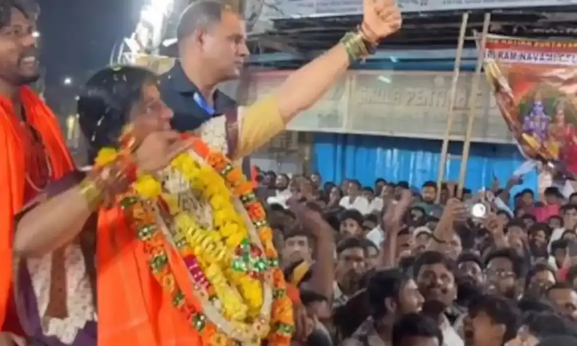 Madhavi Latha booked for shooting imaginary arrow at mosque