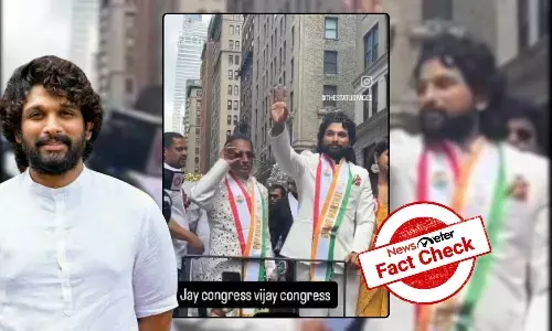 Fact Check: Is star actor Allu Arjun campaigning for Congress? Know the truth behind viral video
