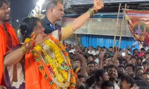 Madhavi Latha booked for shooting imaginary arrow at mosque