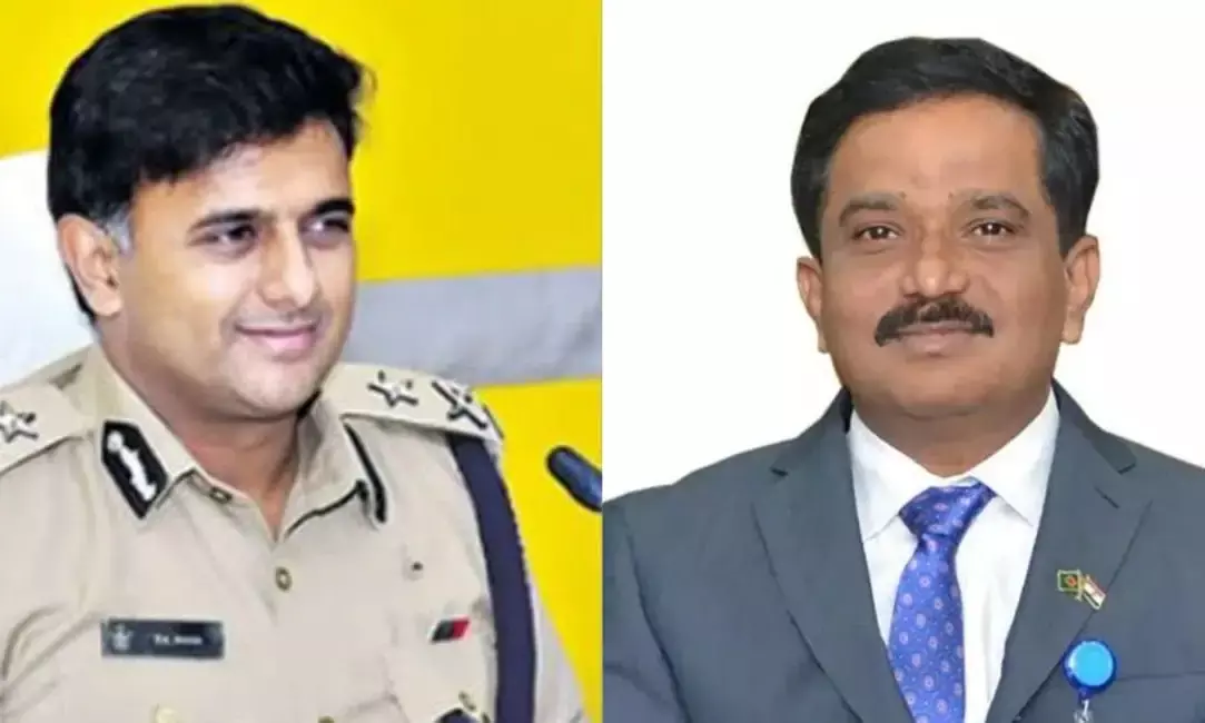 Why did ECI transfer AP Intel chief P Sitaramanjaneyulu, Vijayawada CP Kanthi Rana Tata