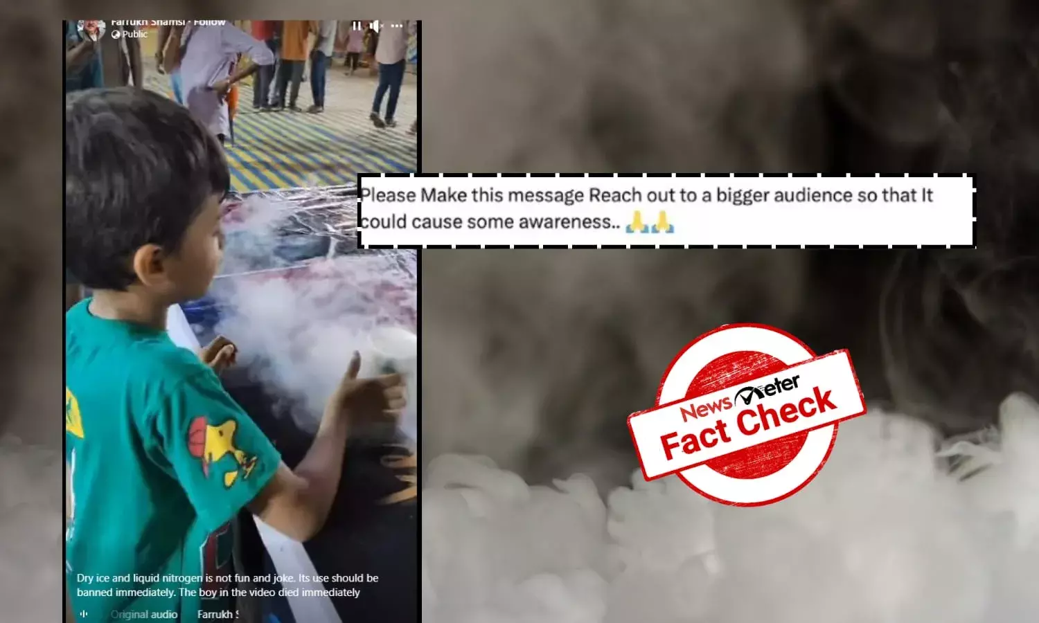 Fact Check: Boy seen in viral video eating smoky biscuits did not die; the video is not from Hyderabad