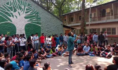 Post suspension of PhD scholar, TISS bans political activities on all campuses including Hyderabad