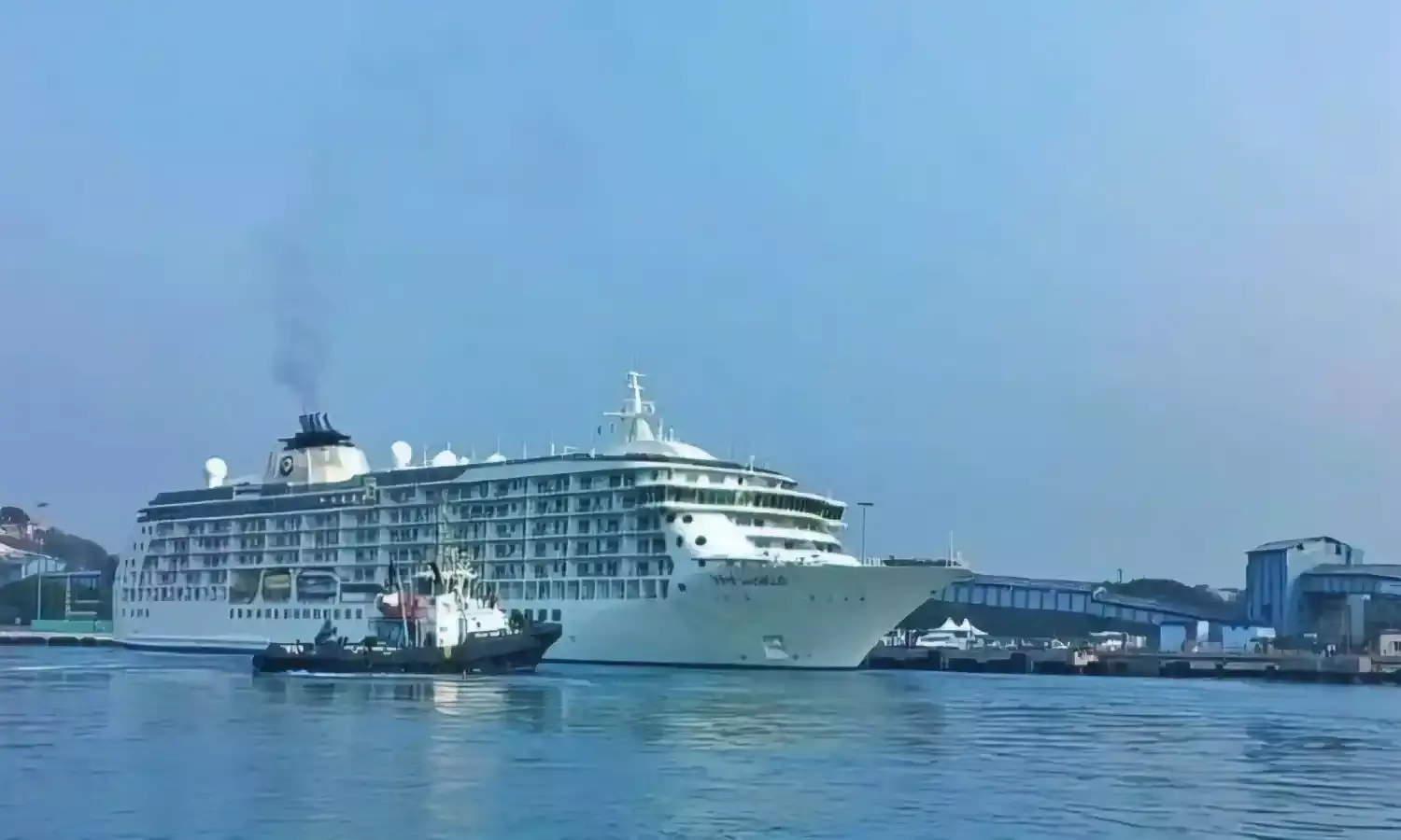 Luxury cruise ship The World makes maiden voyage to Visakhapatnam