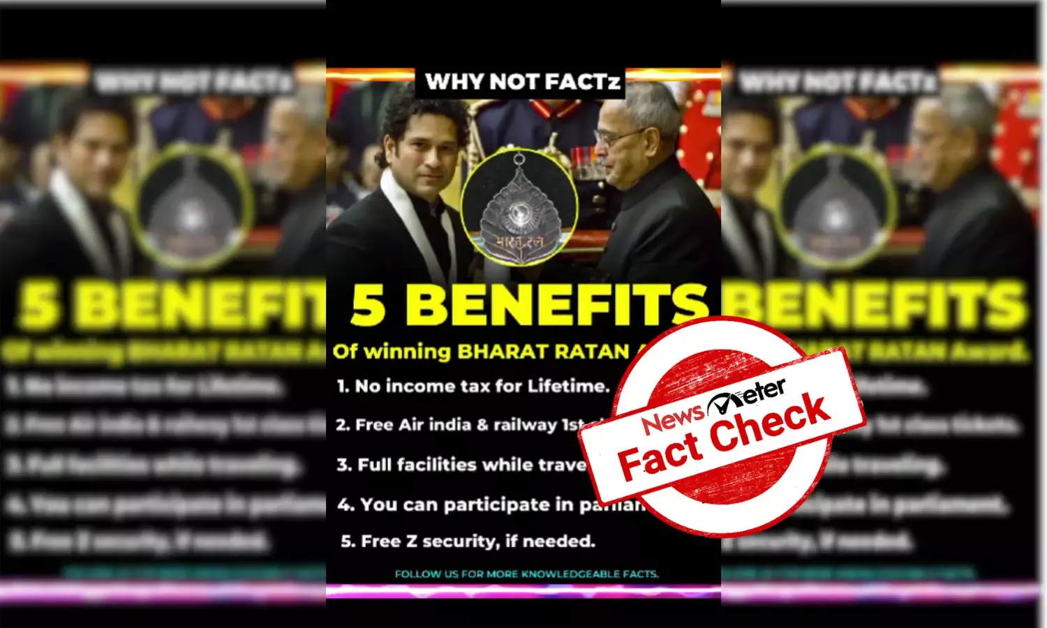 Fact Check: Are Bharat Ratna awardees exempted from paying income tax?