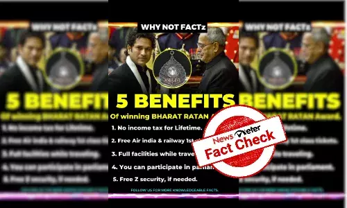 Fact Check: Are Bharat Ratna awardees exempted from paying income tax?