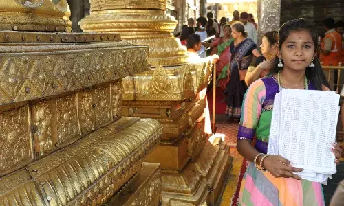10,01,116 times: Bengaluru Inter studentās Govinda Koti sets record; TTD gifts special darshan