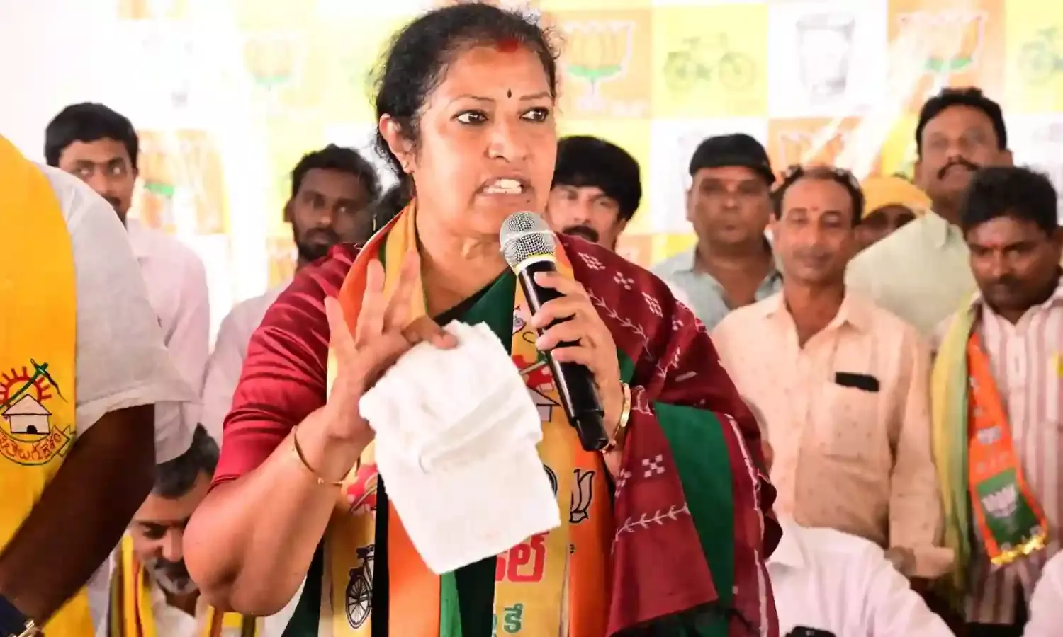 BJPs Purandeswari clarifies NDA manifesto represents TDP and Janasena only